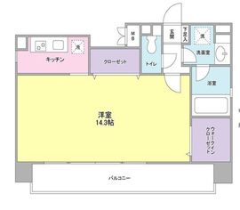 ユーキメゾン一番町 801 間取り図