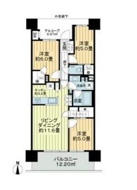 イーストゲートスクエア 7階 間取り図