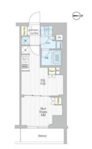 REFRAME 5 Iriya 404 間取り図