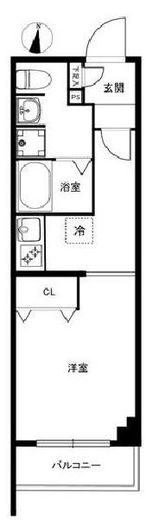 クリアルプレミア目黒 (CREALpremier目黒) 3階 間取り図