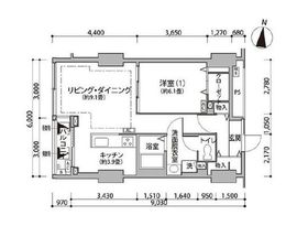 東雲キャナルコートCODAN 12-1105 間取り図
