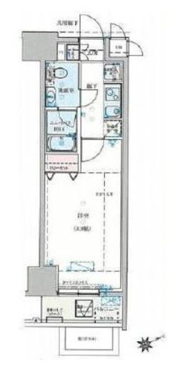 プラチナコート上野 5階 間取り図