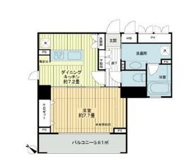 ステージグランデ新川 12階 間取り図