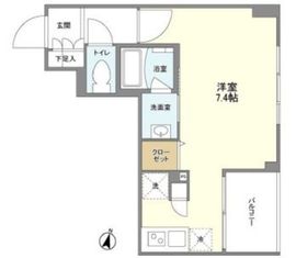 MAハイツ茗荷谷 202 間取り図