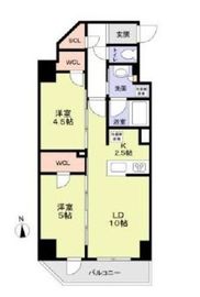 ジオエント中野 603 間取り図