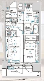 ARKMARK四谷左門町 (アークマーク四谷左門町) 1103 間取り図