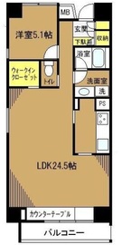 グランドメゾン築地 4階 間取り図