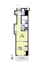 ジオエント中野 403 間取り図