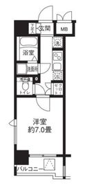 リージア代々木 401 間取り図