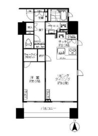 ガーデングラス御茶ノ水 5階 間取り図