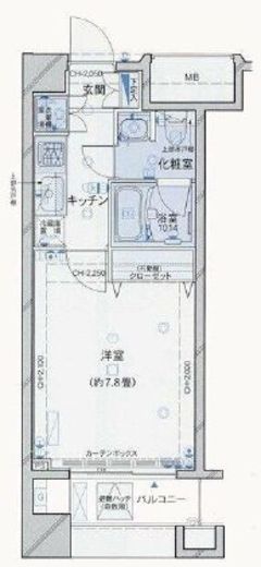 パレステュディオ神楽坂シティタワー 2階 間取り図