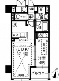 ルジェンテリベル日本橋濱町 5階 間取り図