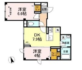 ルシエル恵比寿南 101 間取り図
