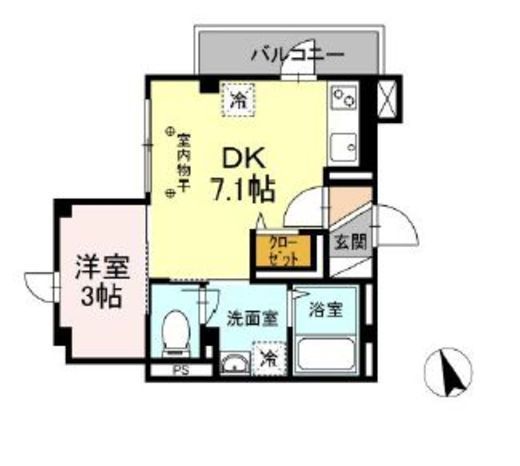 ルシエル恵比寿南 301 間取り図
