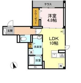 ルシエル恵比寿南 102 間取り図