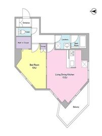 カサデフローラ 4階 間取り図