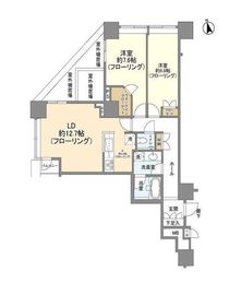 ザ・タワーズ台場 ウエスト 6階 間取り図
