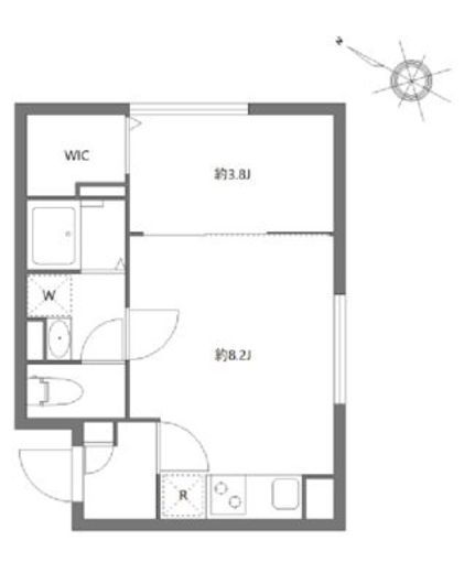 エルファーロ世田谷三宿 (ELFARO SETAGAYA MISHUKU) 105 間取り図