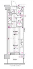 ガーラ・グランディ深川住吉 3階 間取り図