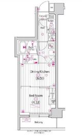ガーラ・グランディ深川住吉 5階 間取り図