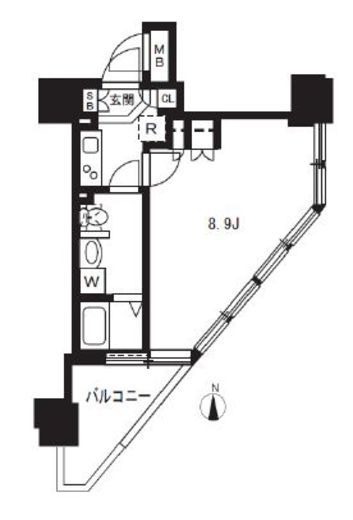 フェニックス西参道タワー 7階 間取り図