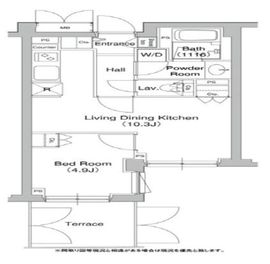 コンフォリア原宿 102 間取り図