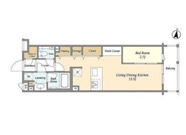 コンフォリア北沢 218 間取り図