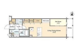 コンフォリア北沢 414 間取り図