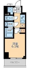 プライマル品川大森海岸 1105 間取り図