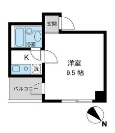 S-FORT日本橋箱崎 603 間取り図