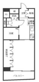 アクシア千駄ヶ谷 5階 間取り図