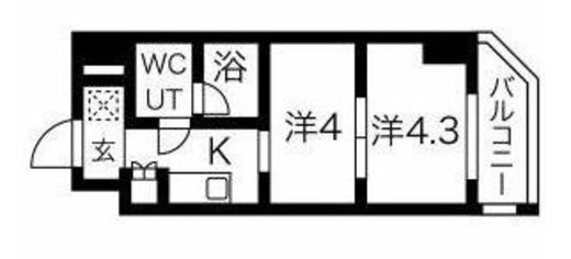 スパシエ蒲田グランドタワー 9階 間取り図