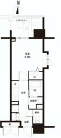 プライムアーバン錦糸公園 1205 間取り図