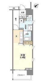 クリオ五反田 13階 間取り図