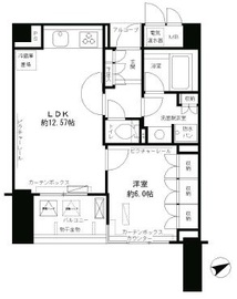 エル・セレーノ西早稲田 112 間取り図