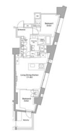 ザ・パークハビオ目黒桜邸 421 間取り図