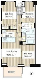 OASE用賀 E208 間取り図