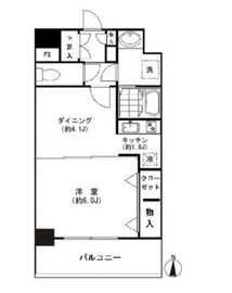セレーネ自由が丘 203 間取り図