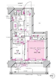 ピアース戸越公園 4階 間取り図