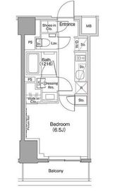 ザ・パークハビオ目黒桜邸 407 間取り図