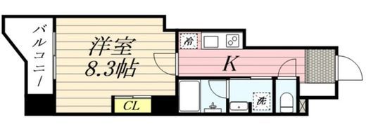 CLASSEUM飯田橋 (クラシアム飯田橋) 101 間取り図