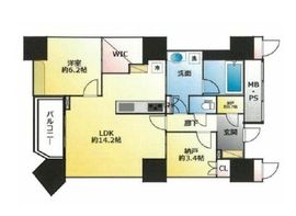 ザ・センター東京 7階 間取り図