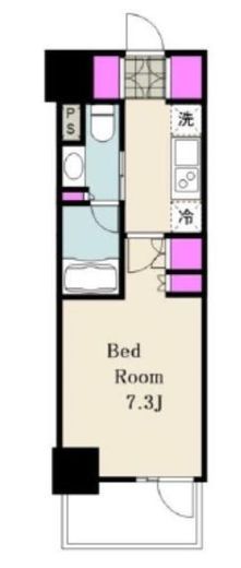 ルフォンリブレ赤羽 304 間取り図