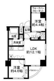 パレ・ソレイユAKIBAイースト 1102 間取り図