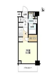 パークリュクス蒲田一丁目 508 間取り図