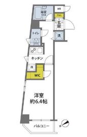 パレステュディオ白金高輪 7階 間取り図