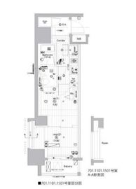 PREMIUM CUBE 亀戸 (プレミアムキューブ亀戸) 7階 間取り図