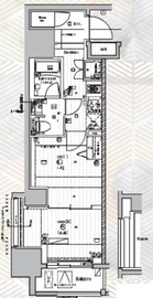 PREMIUM CUBE 亀戸 (プレミアムキューブ亀戸) 11階 間取り図