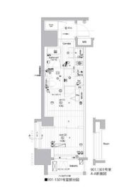 PREMIUM CUBE 亀戸 (プレミアムキューブ亀戸) 13階 間取り図