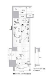 PREMIUM CUBE 亀戸 (プレミアムキューブ亀戸) 15階 間取り図